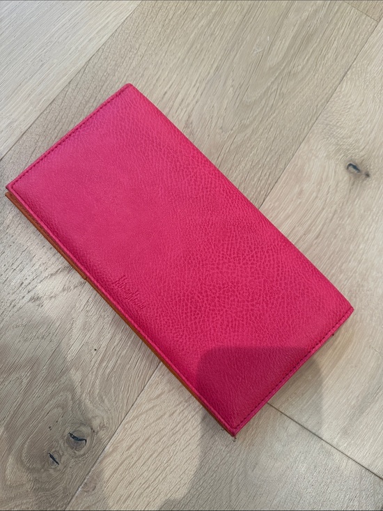 Neiman Marcus Handbags - Neiman Marcus Pink passport wallet clutch | passport holder